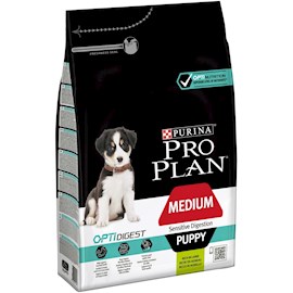 ძაღლის საკვები ProPlan 7613035214767 Puppy, Medium, Sensitive Digestion, Lamb, 12kg